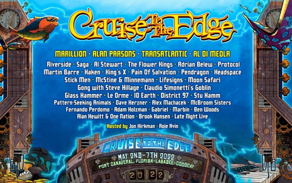 Cruise To The Edge anuncia su alineación para 2022