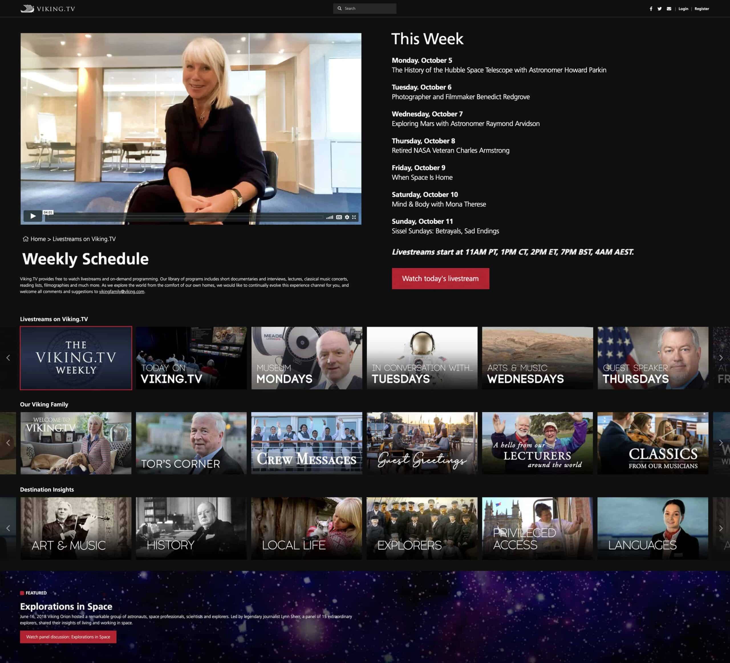 Viking anuncia la aparición de Yo-Yo Ma en Viking.TV